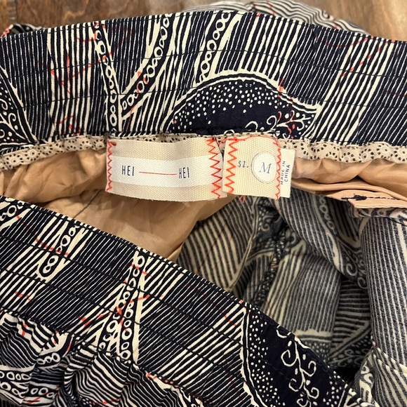 Anthropologie Hei Hei Lourinha Leaf Print Jogger Pants size Medium - Picture 3 of 9